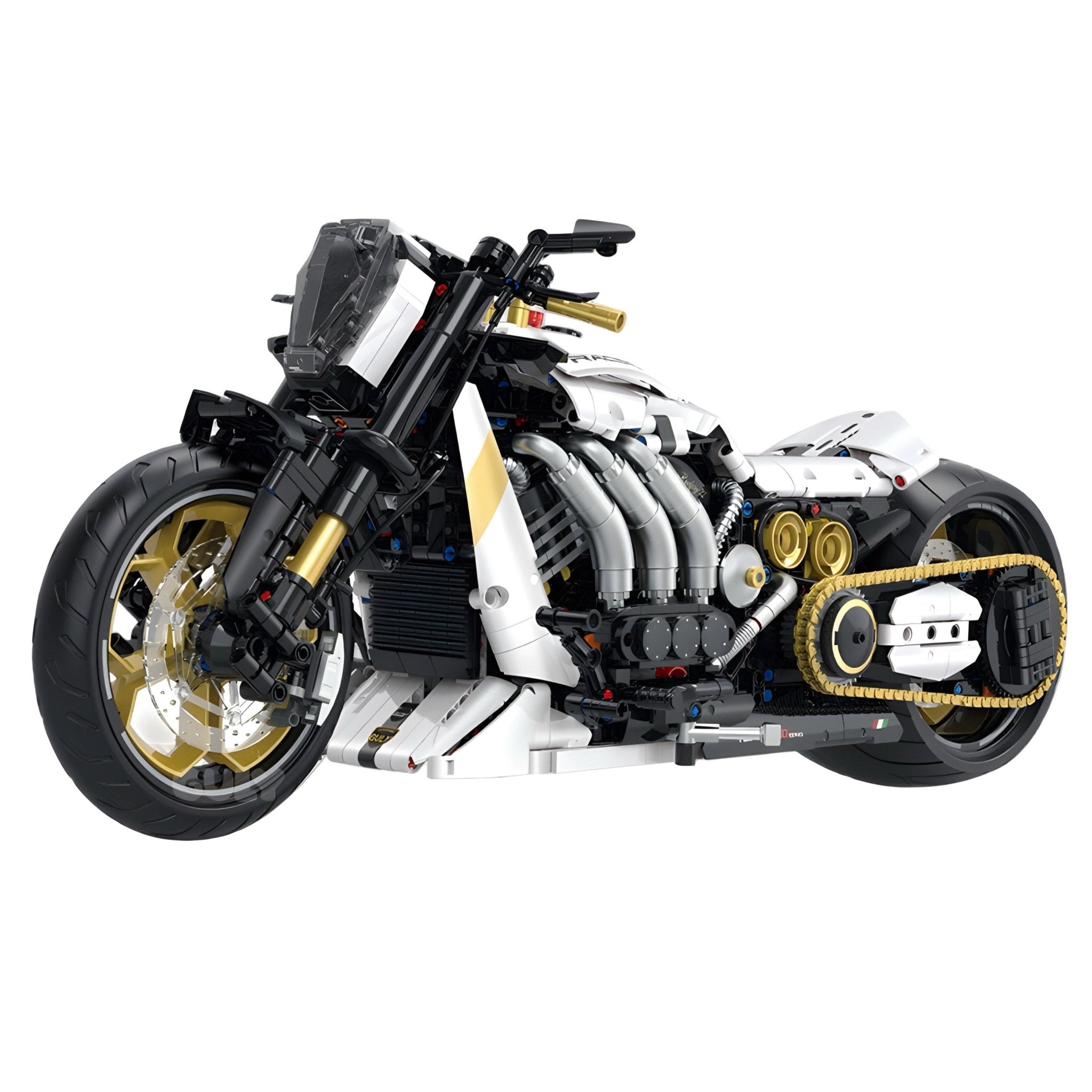 Cyberpunk Custom Chopper - Building Set | Power Brickz