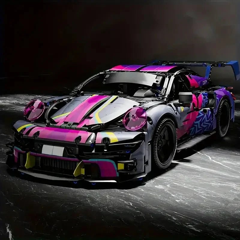 CyberpunkGT Race Coupe - Building Blocks Set | Power Brickz