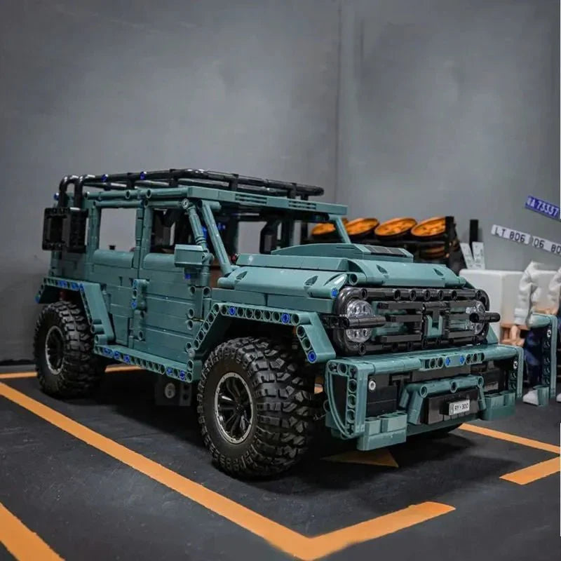 Cyberpunk RYOff-Road Racer - Building Blocks Set | Power Brickz