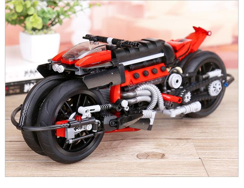 Cyberpunk Superbike Concept - Building Set | Power Brickz