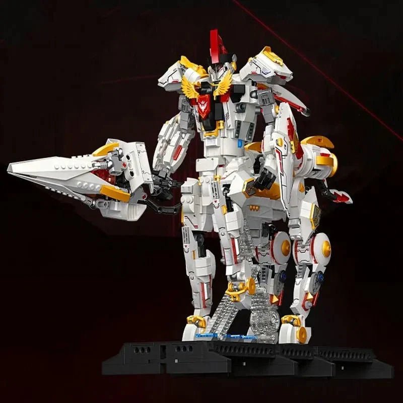 Deformation Silver Wing Cavalary Robot | 1389pcs - Power Brickz