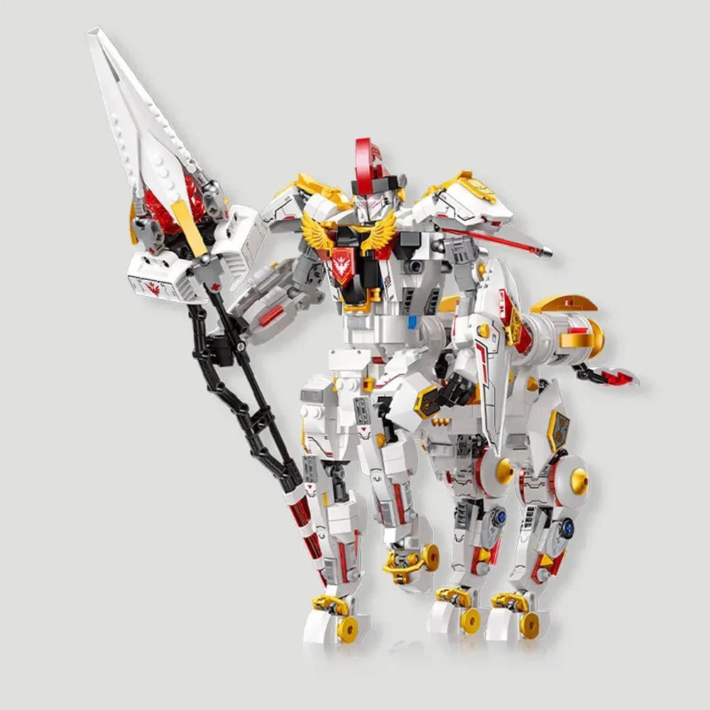 Deformation Silver Wing Cavalary Robot | 1389pcs - Power Brickz