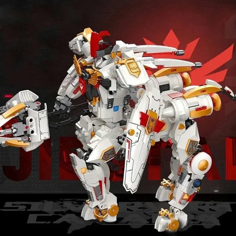 Deformation Silver Wing Cavalary Robot | 1389pcs - Power Brickz