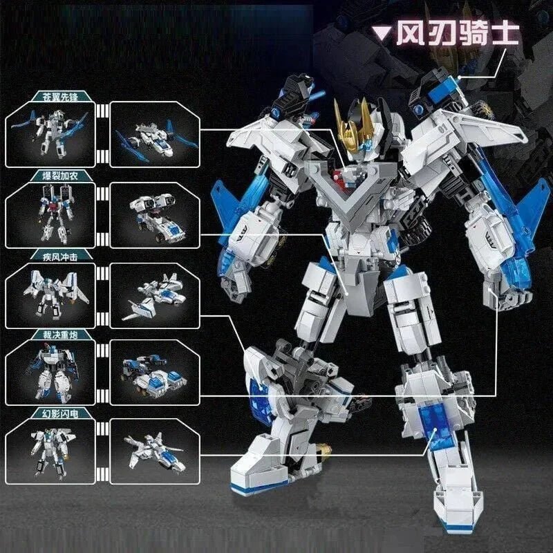 Deformation Wind Blade Mech Robot | 901pcs - Power Brickz