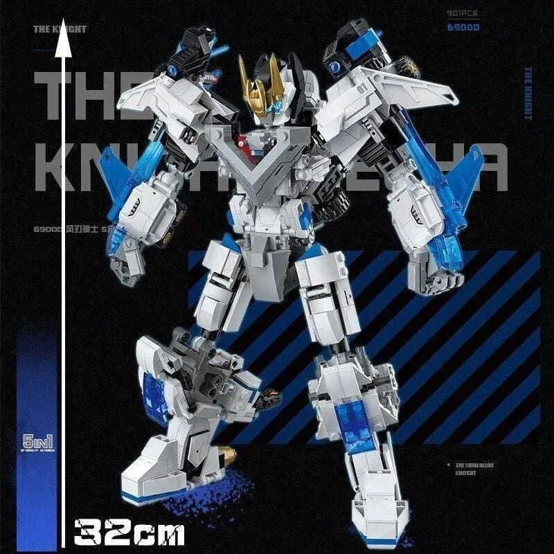 Deformation Wind Blade Mech Robot | 901pcs - Power Brickz