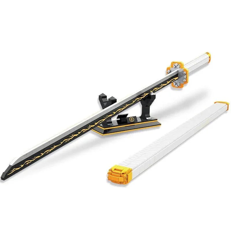 Demon Slayer Zenitsu Katana Sword Bricks Toy | 956pcs - Power Brickz