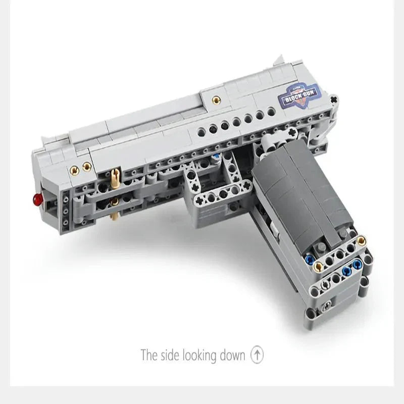 Desert Eagle Pistol Military - Building Set | Power Brickz