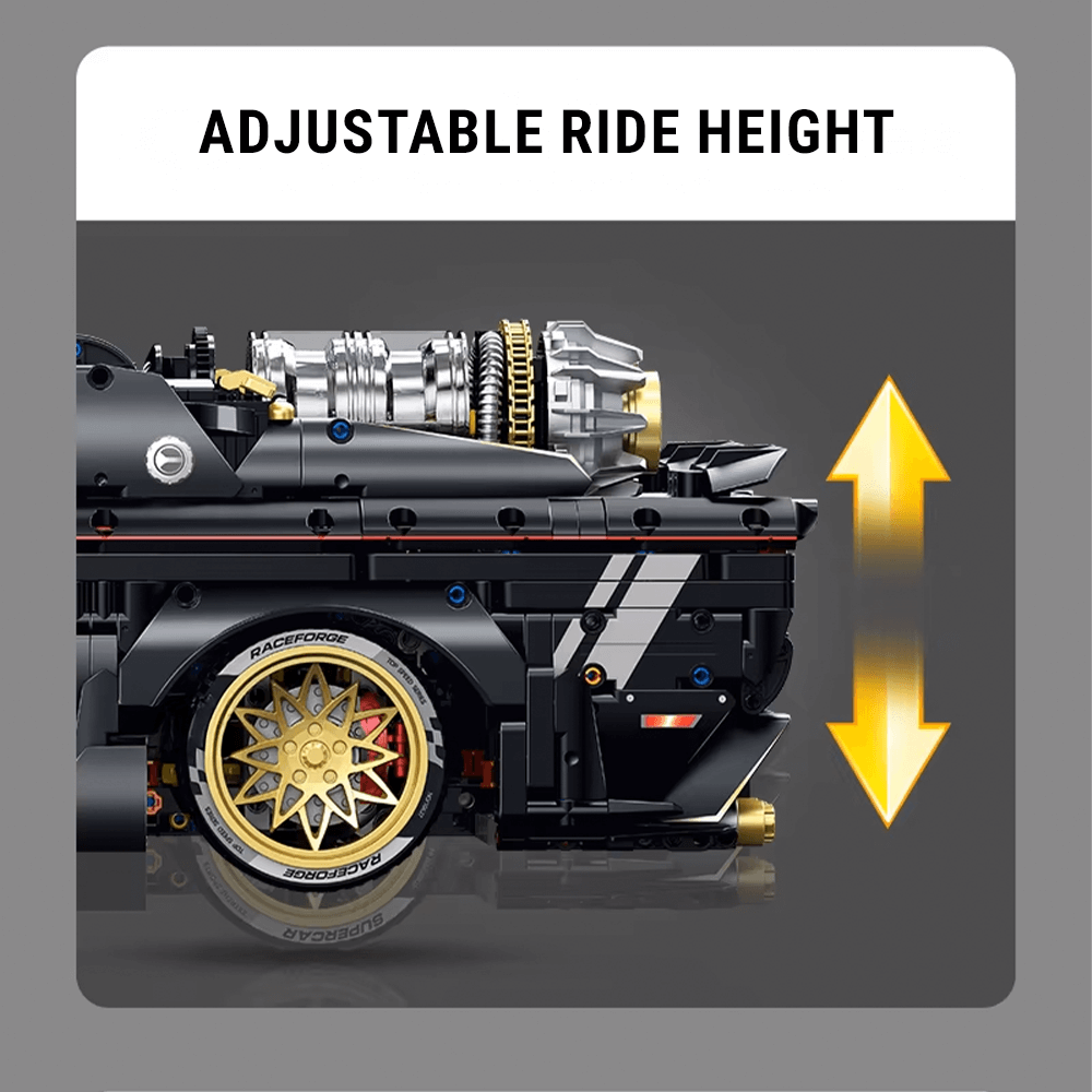 Cyberpunk Muscle Coupe - Building Set | Power Brickz