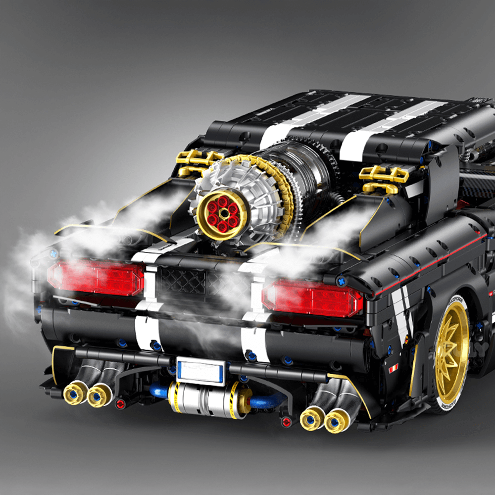 Cyberpunk Muscle Coupe - Building Set | Power Brickz