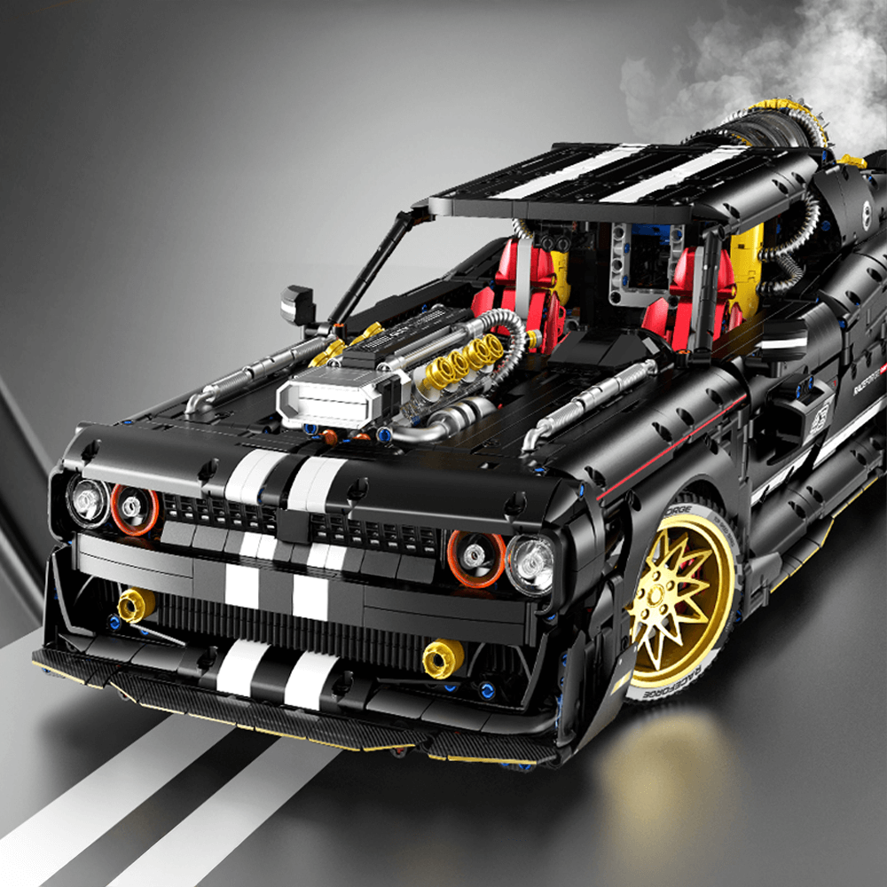 Cyberpunk Muscle Coupe - Building Set | Power Brickz