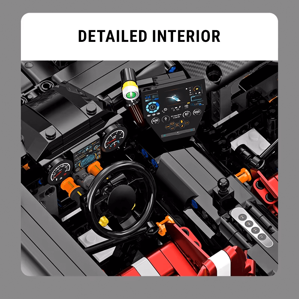 Cyberpunk Muscle Coupe - Building Set | Power Brickz