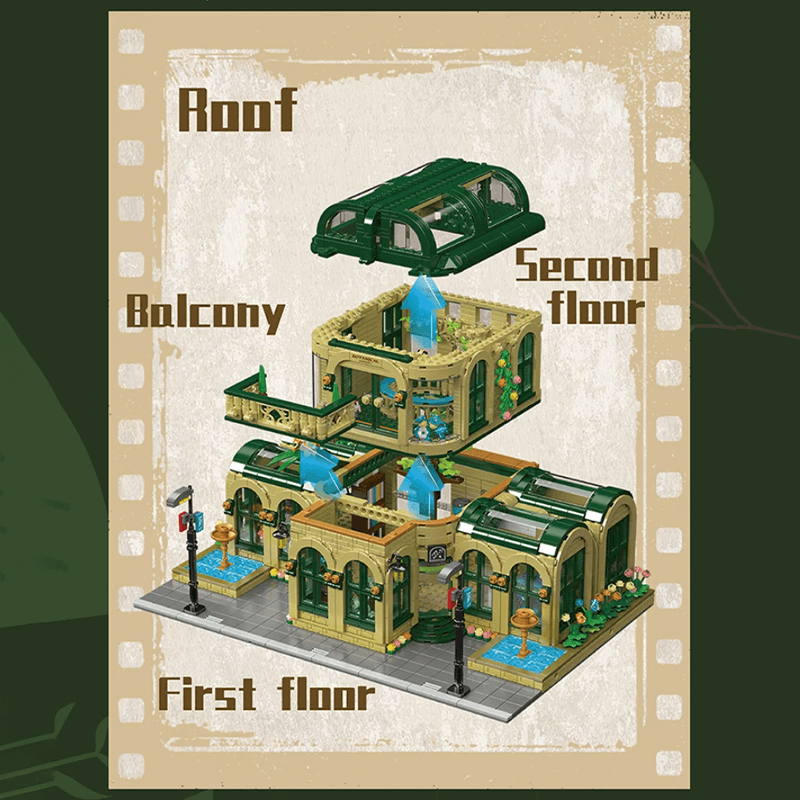 Dome Botanical Gardens - Building Set | Power Brickz