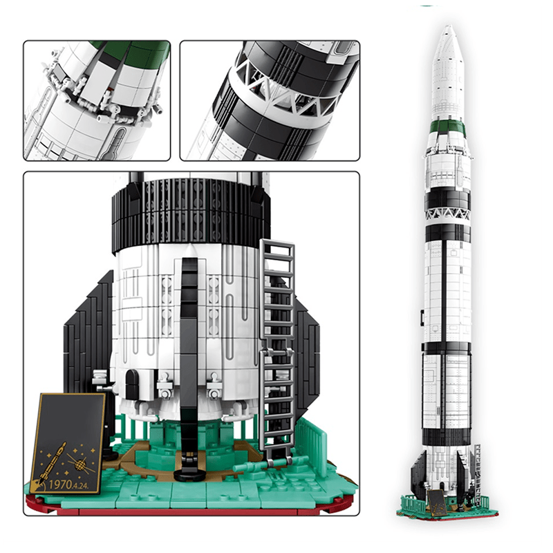 Dong Fang Hong CZ-1 Launch - Building Set | Power Brickz