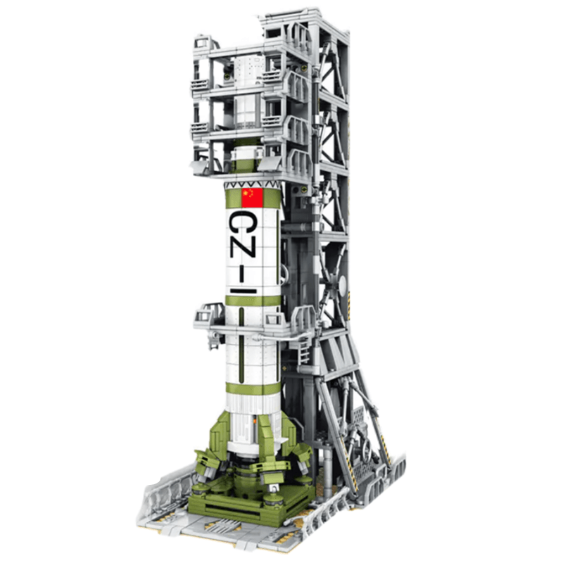 Dongfanghong Satellite Launch Pad - Building Set | Power Brickz