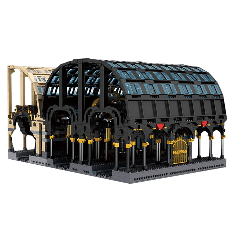 Dual Train Station - Building Set | Power Brickz