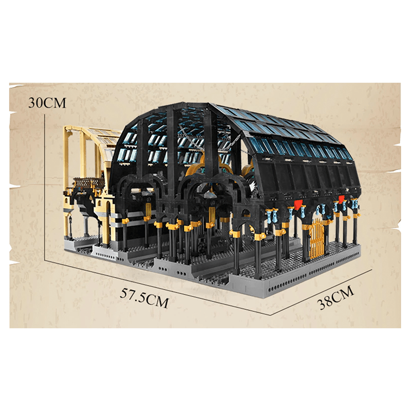Dual Train Station - Building Set | Power Brickz