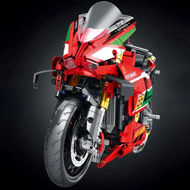 V4 Racing Superbike - Building Set | Power Brickz