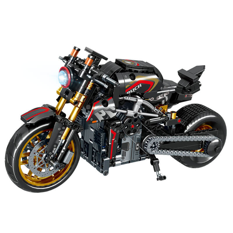 Carbon Naked Streetfighter - Building Set | Power Brickz