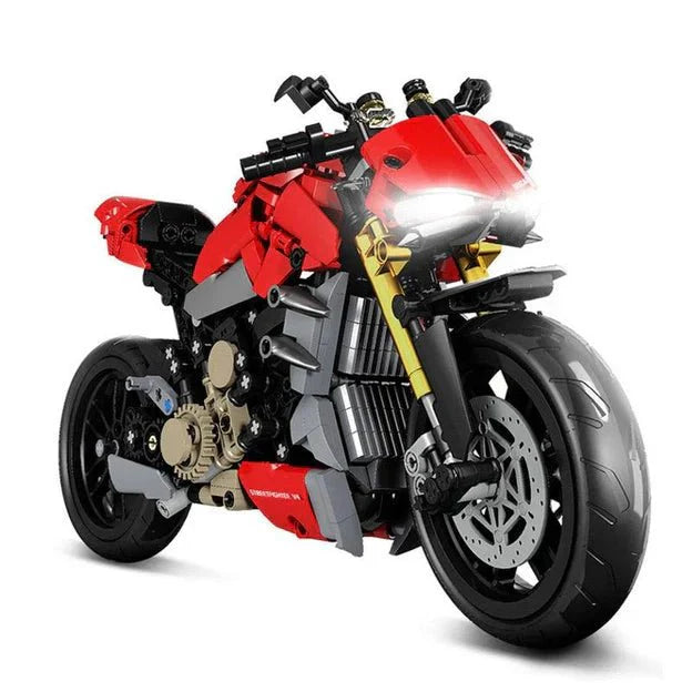 Naked Streetfighter Bike - Building Set | Power Brickz