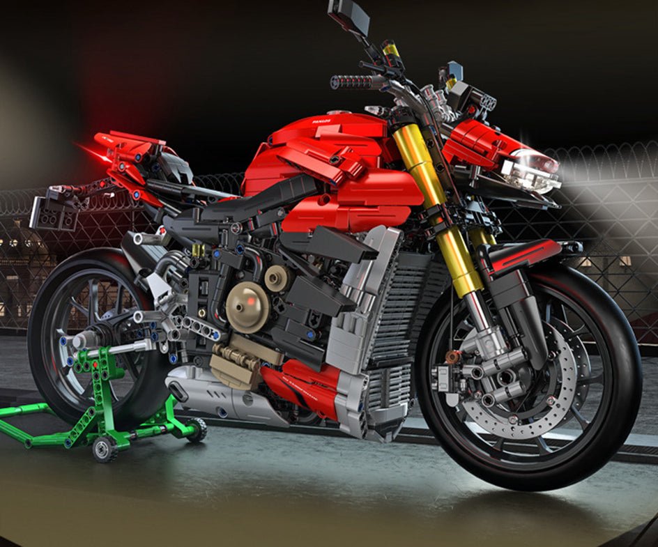 V4 Streetfighter Superbike - Building Set | Power Brickz