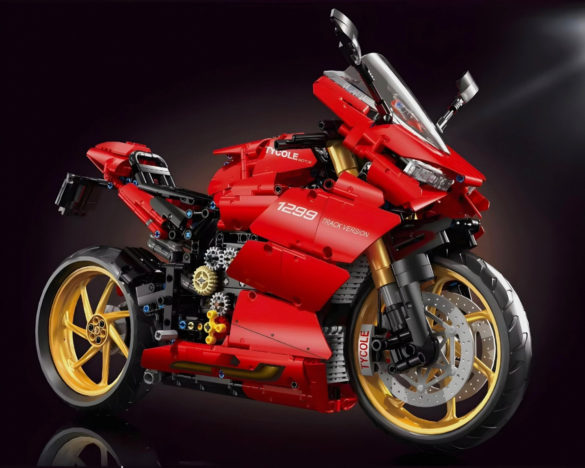 V4 Racing Superbike - Building Set | Power Brickz
