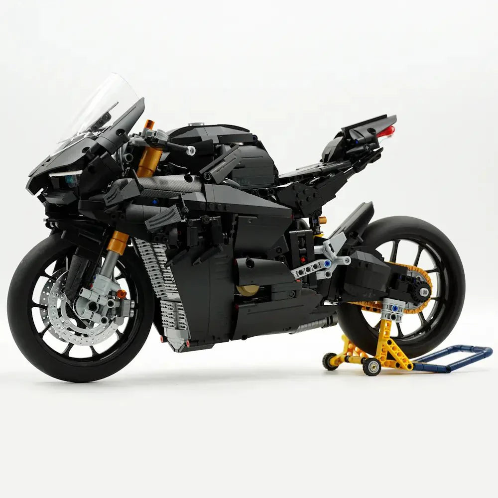 High-Performance Superbike Concept – Black - Building Set | Power Brickz