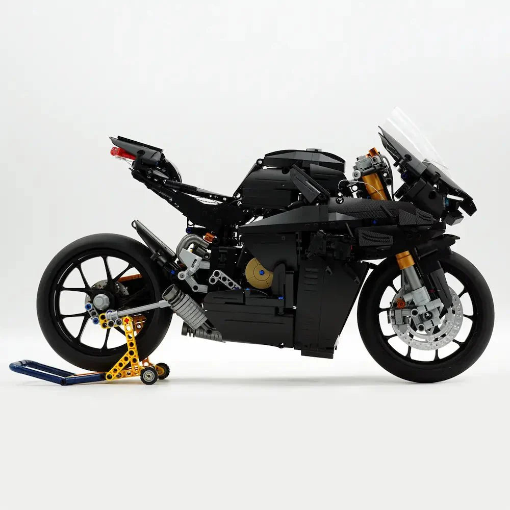 High-Performance Superbike Concept – Black - Building Set | Power Brickz