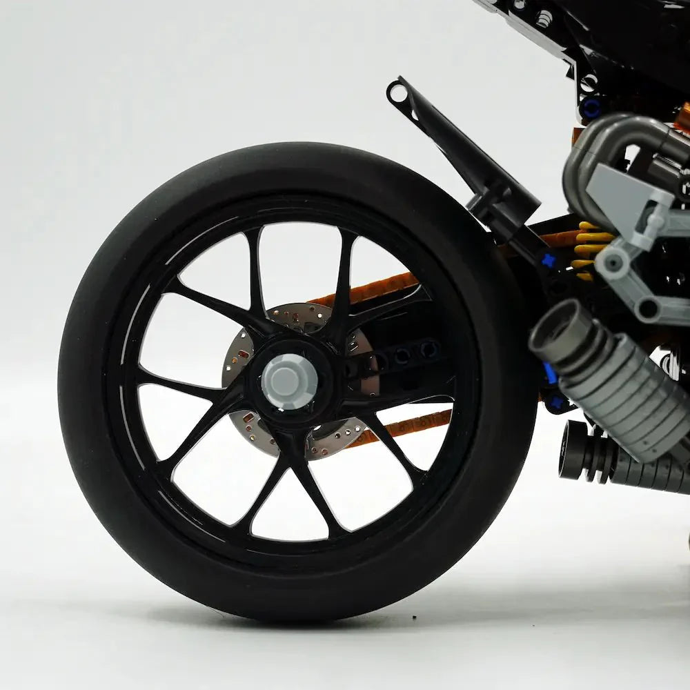 High-Performance Superbike Concept – Black - Building Set | Power Brickz