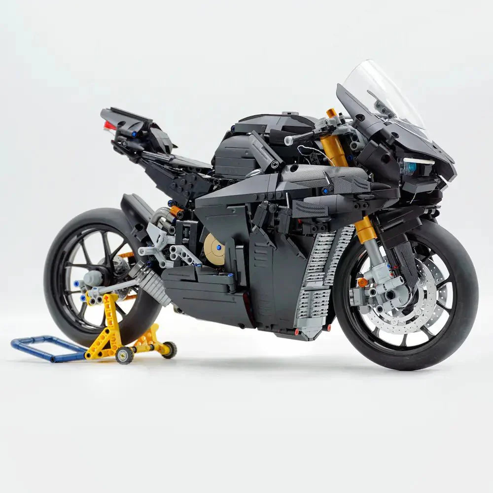 High-Performance Superbike Concept – Black - Building Set | Power Brickz