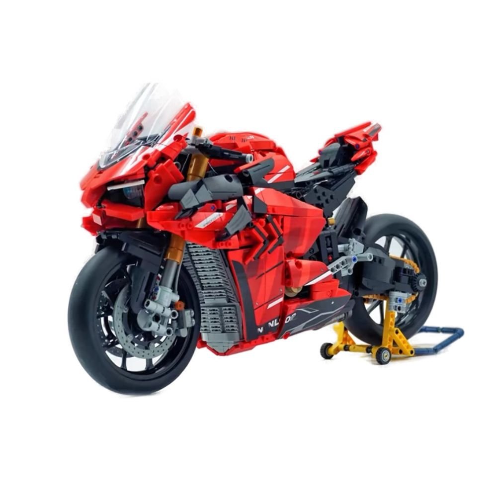 High-Performance Superbike Concept – Red - Building Set | Power Brickz