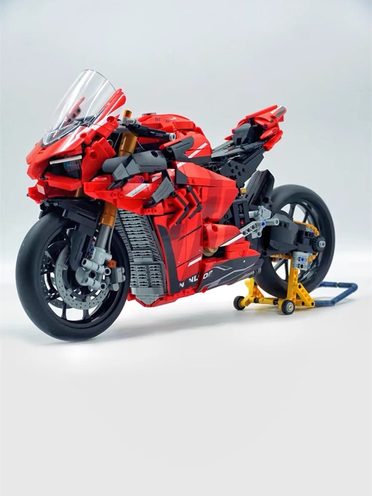High-Performance Superbike Concept – Red - Building Set | Power Brickz