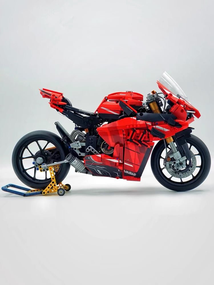 High-Performance Superbike Concept – Red - Building Set | Power Brickz
