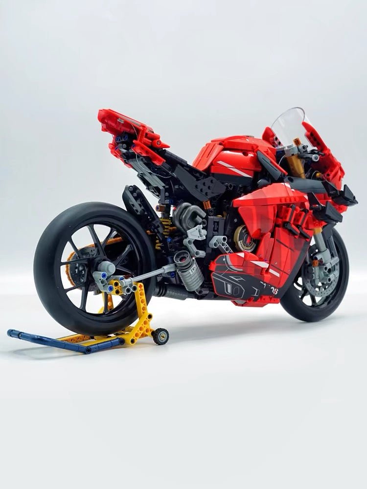 High-Performance Superbike Concept – Red - Building Set | Power Brickz