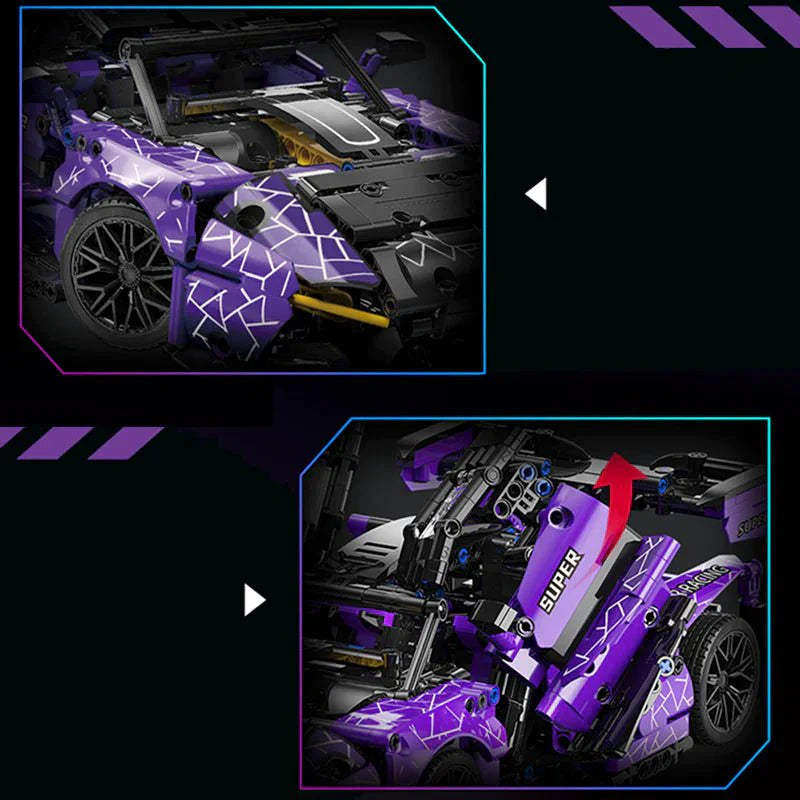 Futuristic Electric Concept - Building Blocks Set | Power Brickz