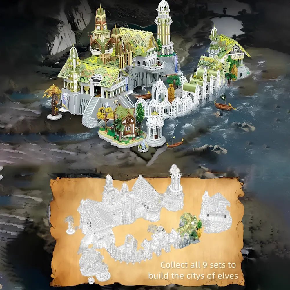 Elven Mountain Sanctuary | 37897pcs - Power Brickz