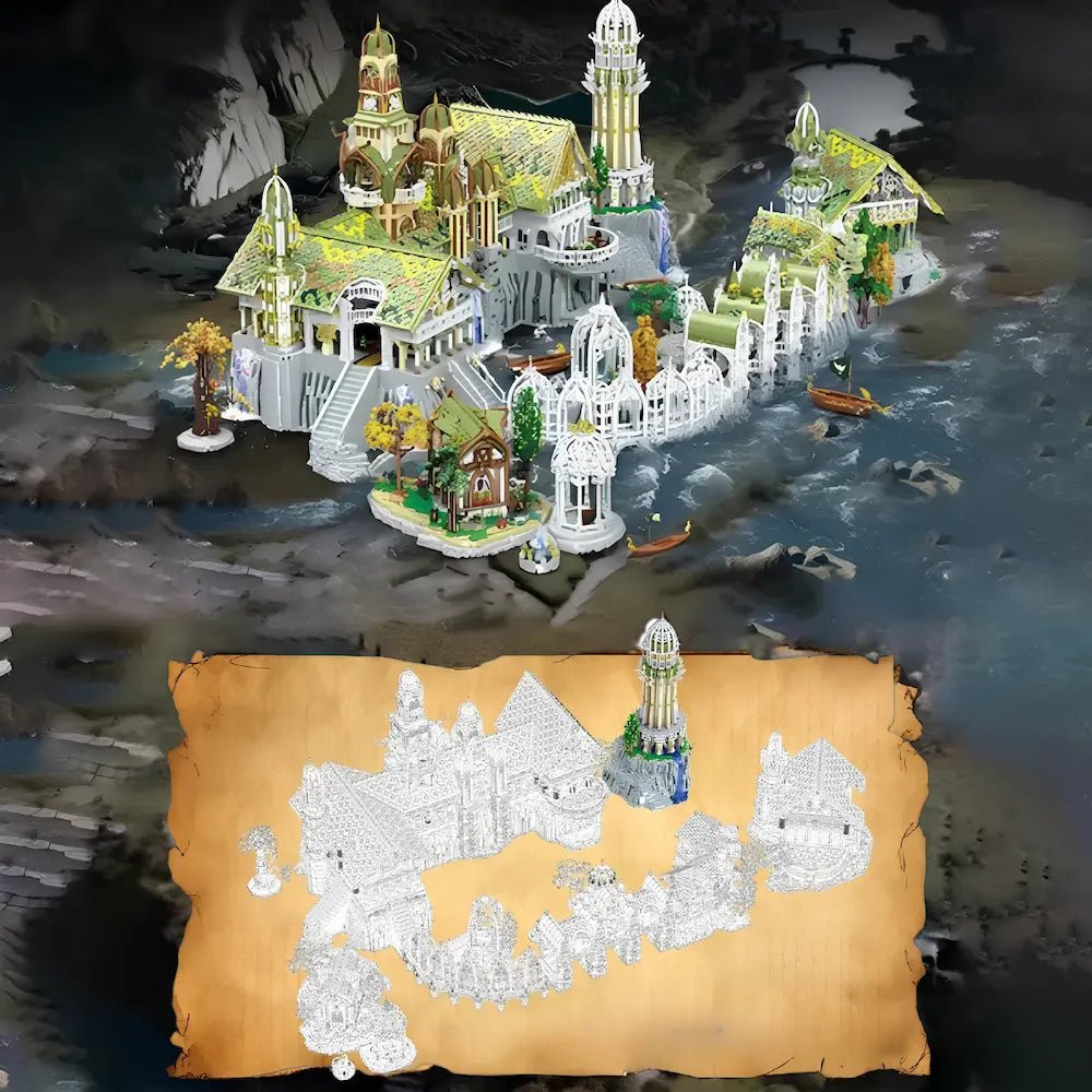 Elven Mountain Sanctuary | 37897pcs - Power Brickz