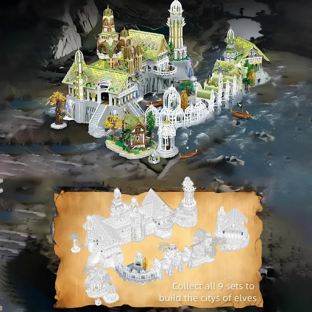 Elven Mountain Sanctuary | 37897pcs - Power Brickz