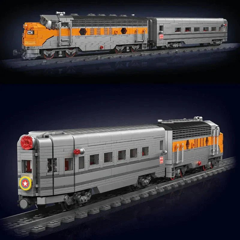 EMD F7 Locomotive | 1540pcs - Power Brickz