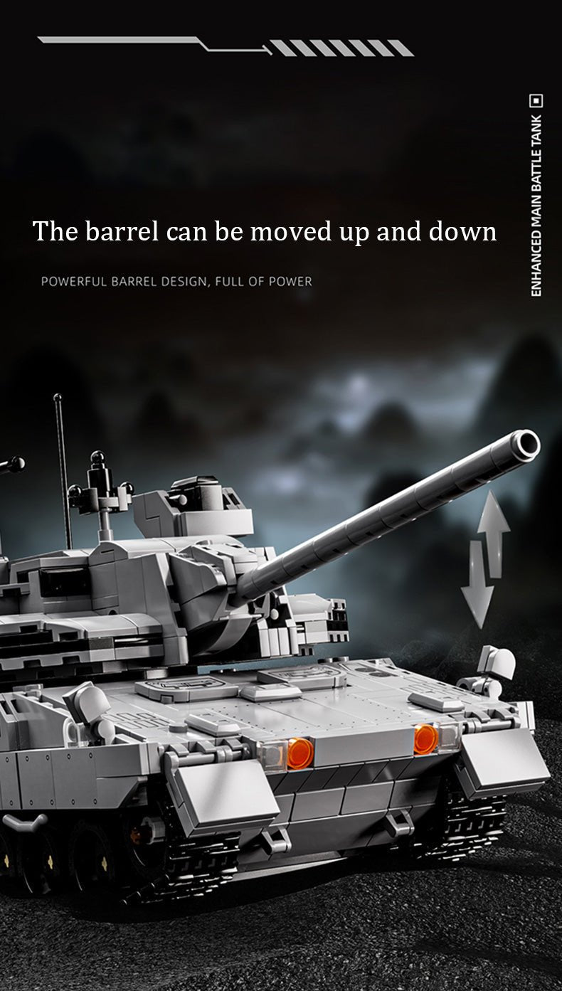 Enhanced Main Battle Tank - Building Set | Power Brickz