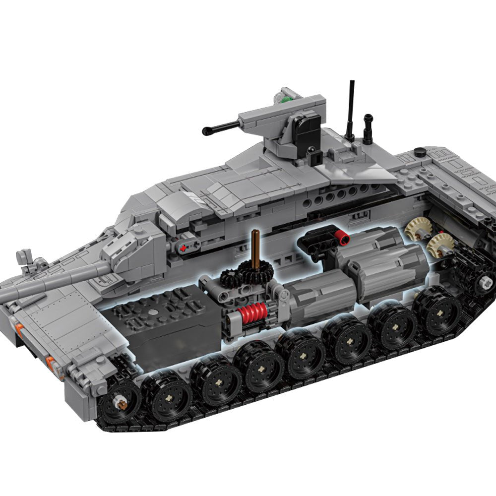 Enhanced Main Battle Tank - Building Set | Power Brickz