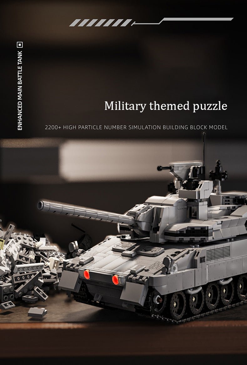 Enhanced Main Battle Tank - Building Set | Power Brickz