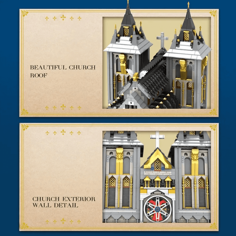 European century church - Building Set | Power Brickz