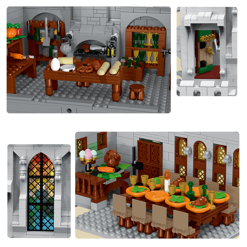 European Medieval Castle - Building Set | Power Brickz
