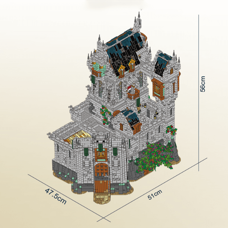 European Medieval Castle - Building Set | Power Brickz