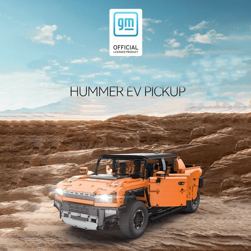 EV H2 Pickup RC - Building Blocks Set | Power Brickz