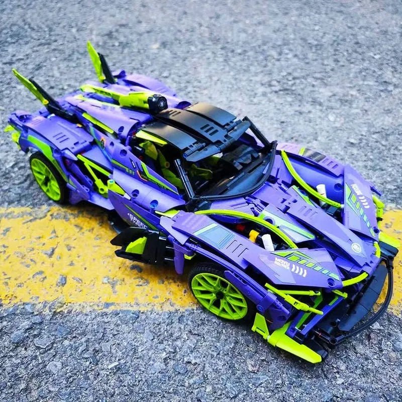 EVO Track Hypercar - Building Blocks Set | Power Brickz