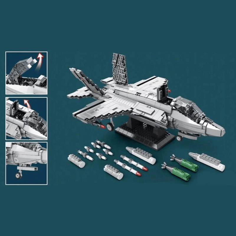 F-35 Lightning II - Building Set | Power Brickz