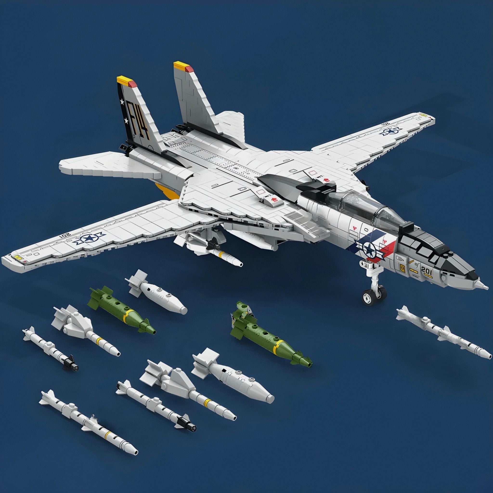 F14 Tomcat - Building Set | Power Brickz