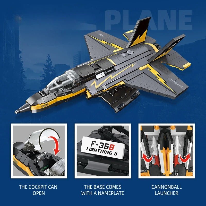 F35B Lightning II | 1260pcs - Power Brickz