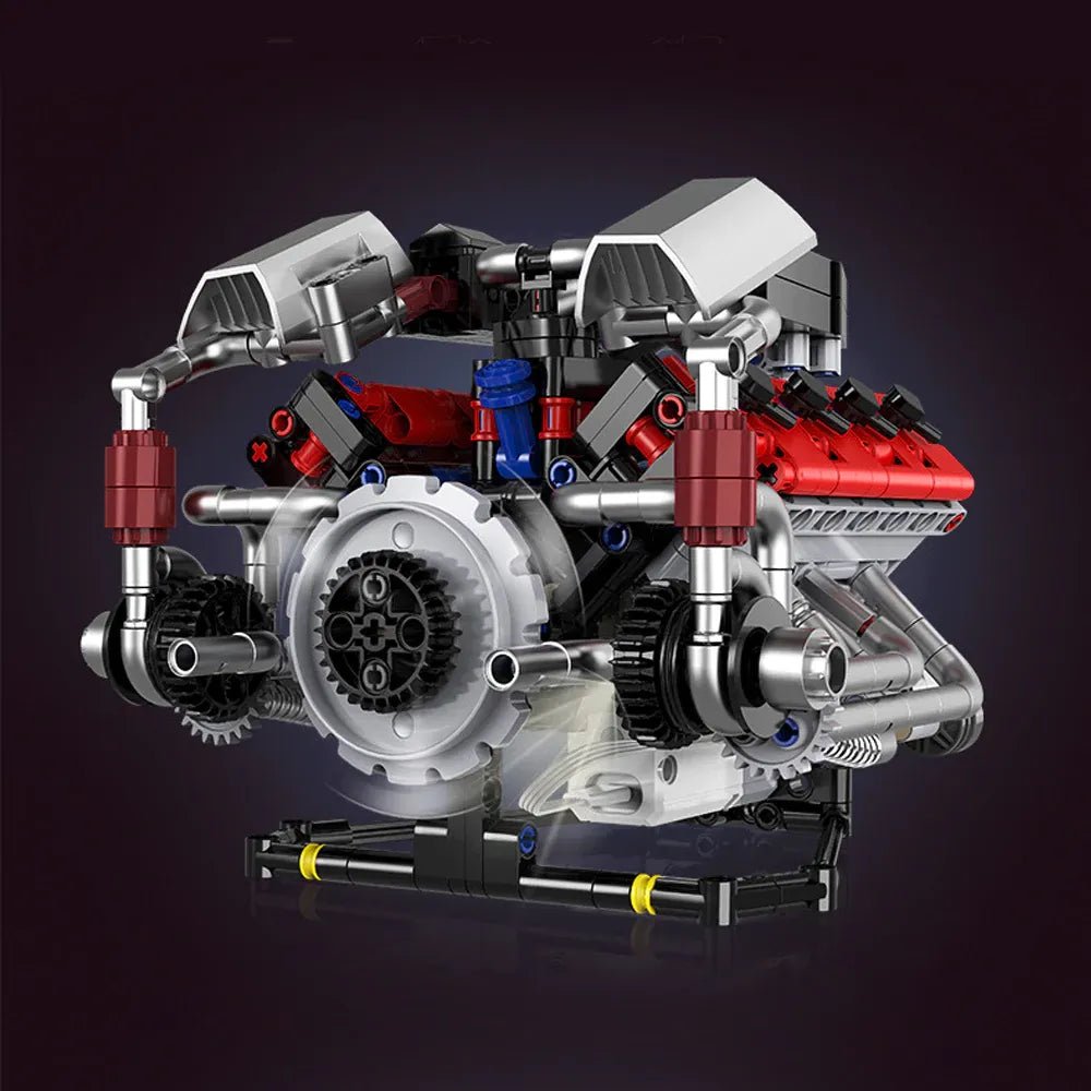 F40LM Le Mans V8 Engine | 700pcs - Power Brickz